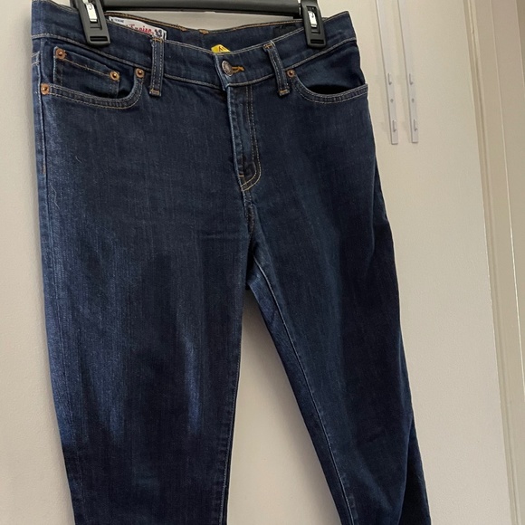 Red Engine Ankle Cropped Denim Jean Size 30 - Picture 3 of 4